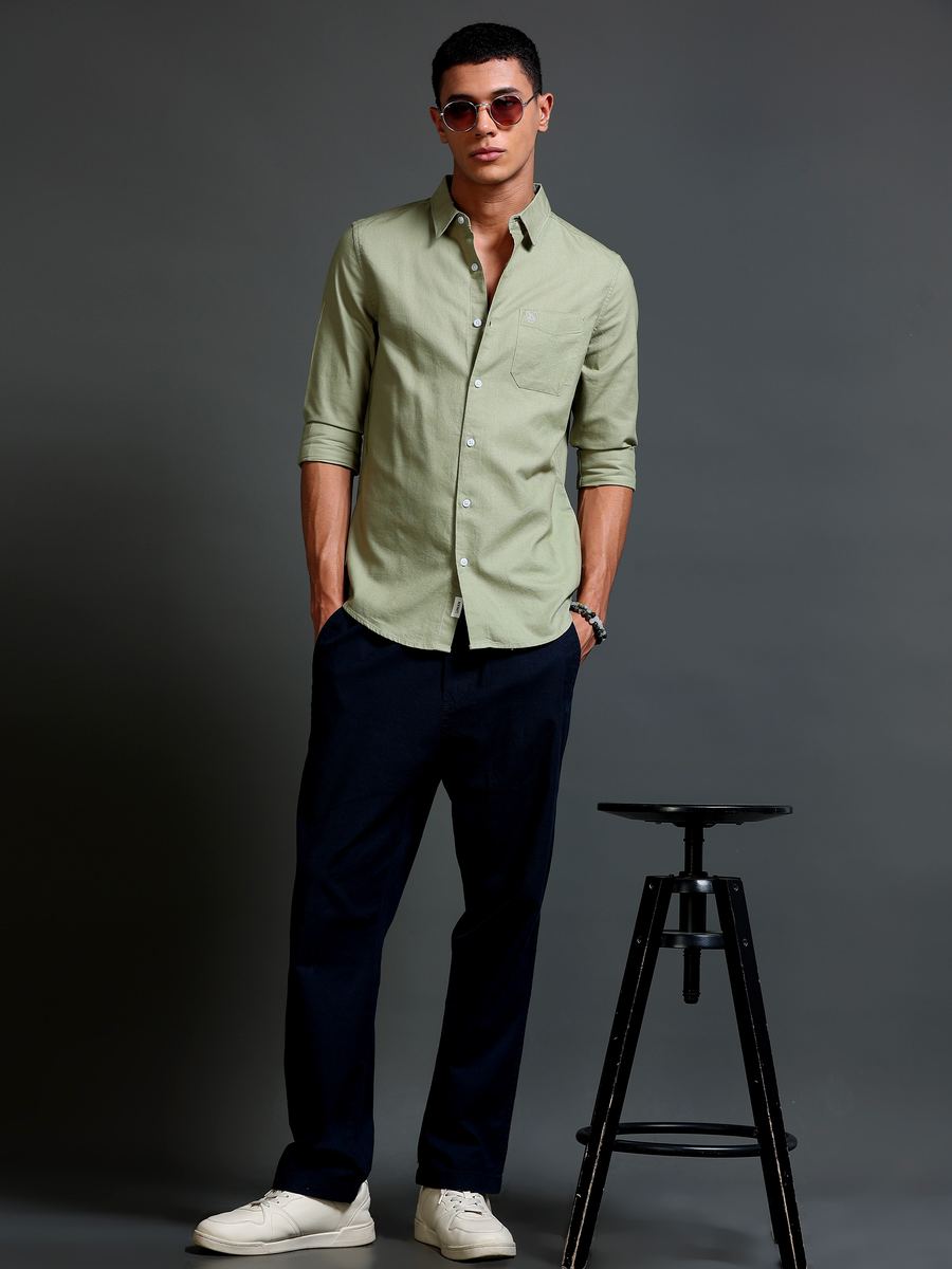 Fable Dobby Shirt, Sage