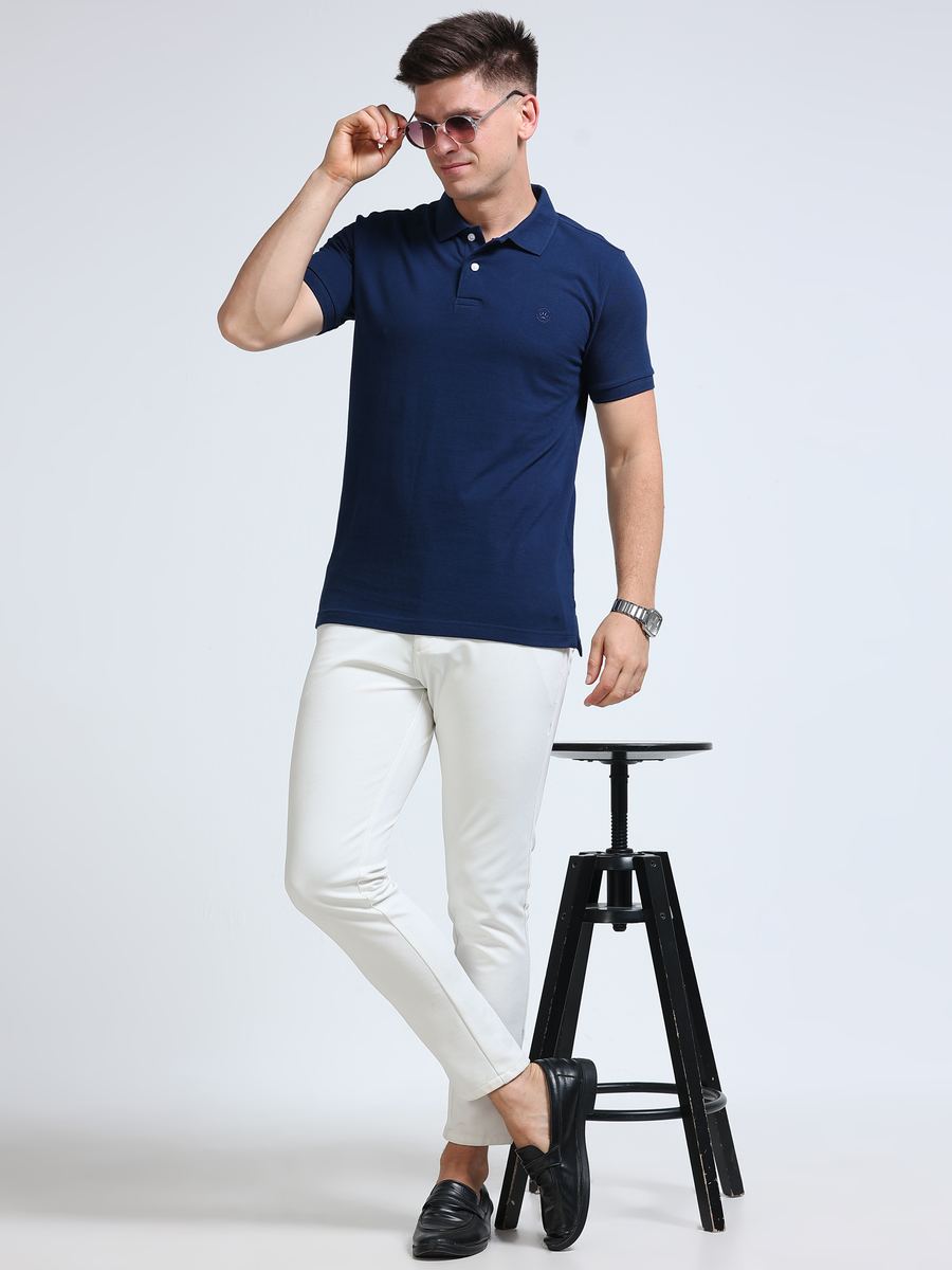Classic Pique Polo, Navy