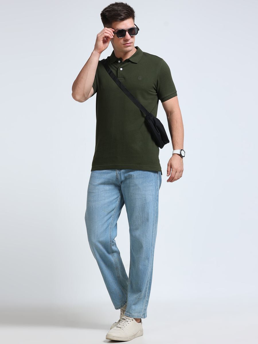 Classic Pique Polo, Olive